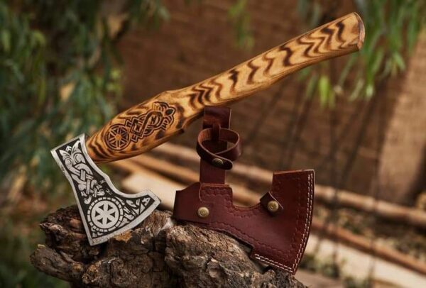 "Premium Handmade Viking Axe – A Timeless Symbol of Norse Power, Crafted for Precision and Strength"