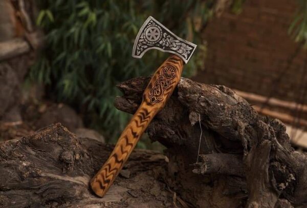 "Premium Handmade Viking Axe – A Timeless Symbol of Norse Power, Crafted for Precision and Strength" - Image 3