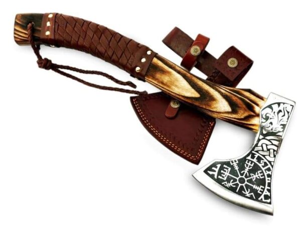"Echoes of the Norse: Handcrafted Viking Axes Forged for Power and Prestige" - Image 2