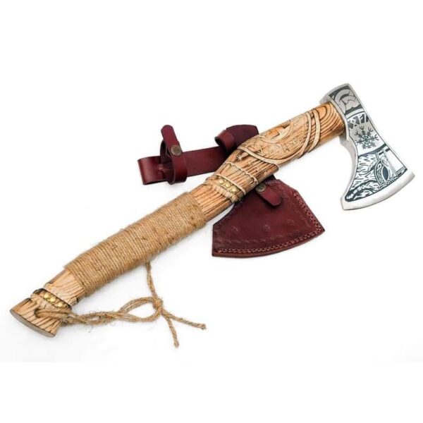 "Forged in Tradition: The Mastery of Handcrafted Viking Axes for the Modern Warrior"
