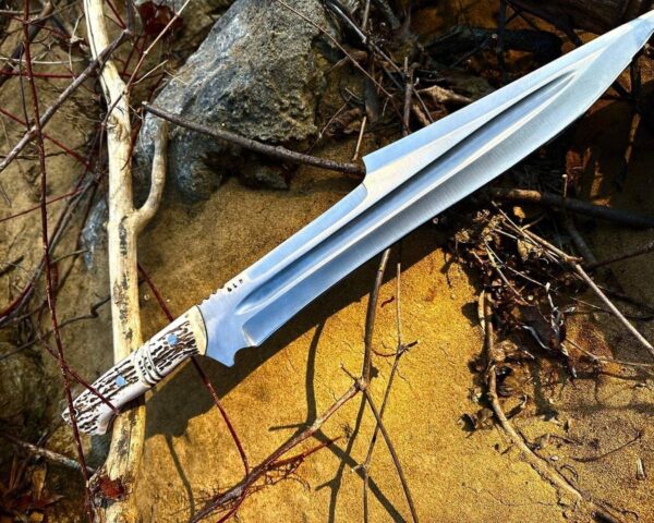 "Custom Handmade Stainless Steel Hunting Knife – Precision Craftsmanship for Unmatched Durability and Performance in the Field" - Image 3