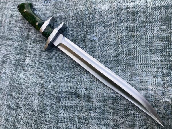 "Exclusive Custom Handmade Full Tang Sub Hilt Fighter Hunting Knife – Unmatched Strength and Performance for the Serious Outdoorsman" - Image 5