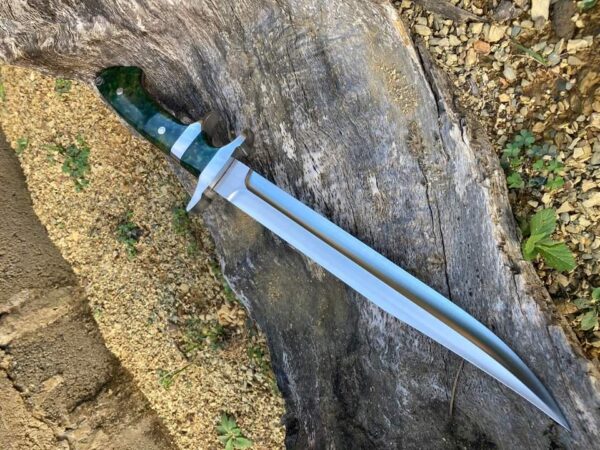 "Exclusive Custom Handmade Full Tang Sub Hilt Fighter Hunting Knife – Unmatched Strength and Performance for the Serious Outdoorsman" - Image 7