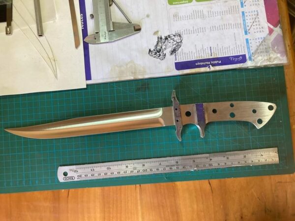 "Exclusive Custom Handmade Full Tang Sub Hilt Fighter Hunting Knife – Unmatched Strength and Performance for the Serious Outdoorsman" - Image 11
