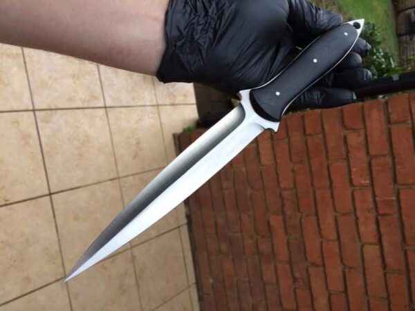 "Custom Handmade Full Tang Dagger Knife – Precision-Engineered for Unmatched Strength, Style, and Performance" - Image 4