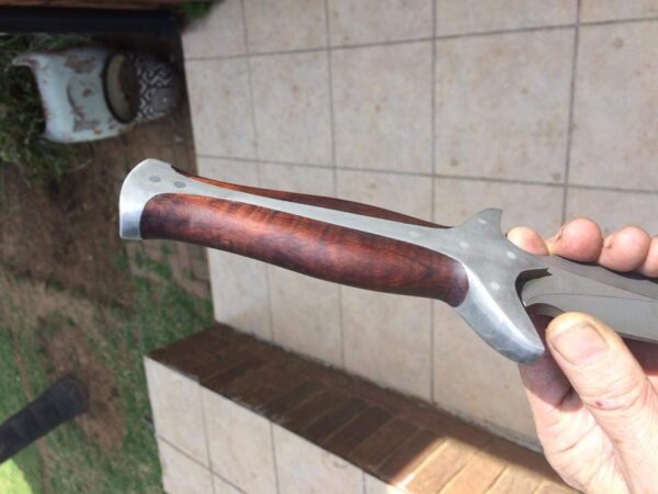 "Custom Handmade Full Tang Dagger Knife with Acid Wash Blade – A Perfect Fusion of Precision, Strength, and Distinctive Aesthetic" - Image 2
