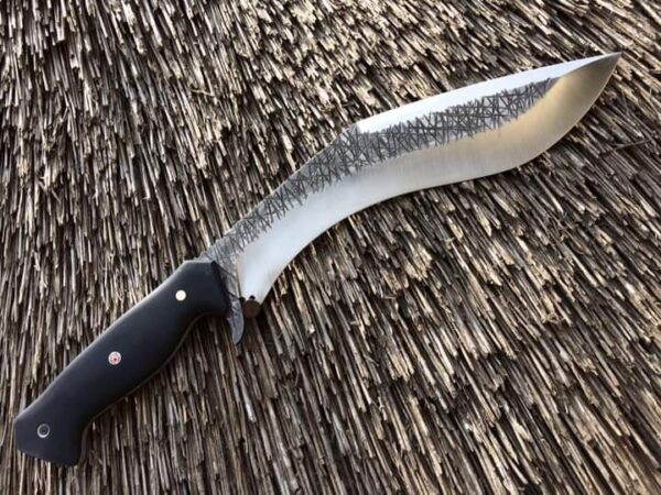 "Exquisite Custom Handmade Stainless Steel Kukri Knife: A Masterpiece of Precision and Durability" - Image 2