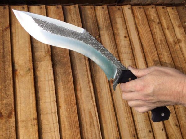 "Exquisite Custom Handmade Stainless Steel Kukri Knife: A Masterpiece of Precision and Durability" - Image 5