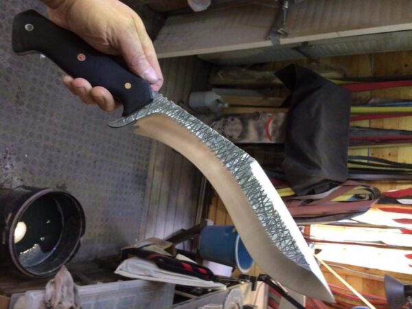 "Exquisite Custom Handmade Stainless Steel Kukri Knife: A Masterpiece of Precision and Durability" - Image 6