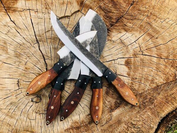 "Mastercrafted Elegance: Handmade Stainless Steel Kitchen Knife Set for Precision and Durability" - Image 2