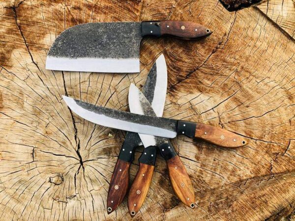 "Mastercrafted Elegance: Handmade Stainless Steel Kitchen Knife Set for Precision and Durability" - Image 3