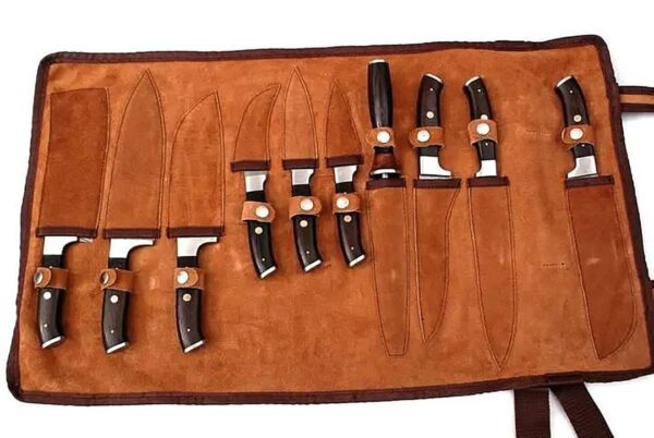 "Handmade Forged Damascus Steel Kitchen Knife Set – Precision, Durability, and Timeless Craftsmanship" - Image 3