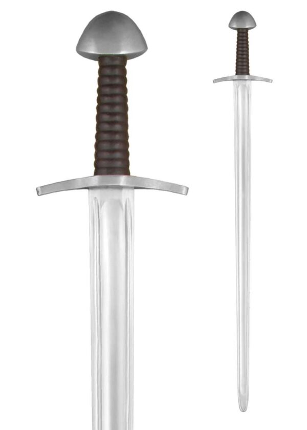 "Crafted for mastery, our custom hand-made Norman single-hand sword combines premium stainless steel with timeless craftsmanship." - Image 2