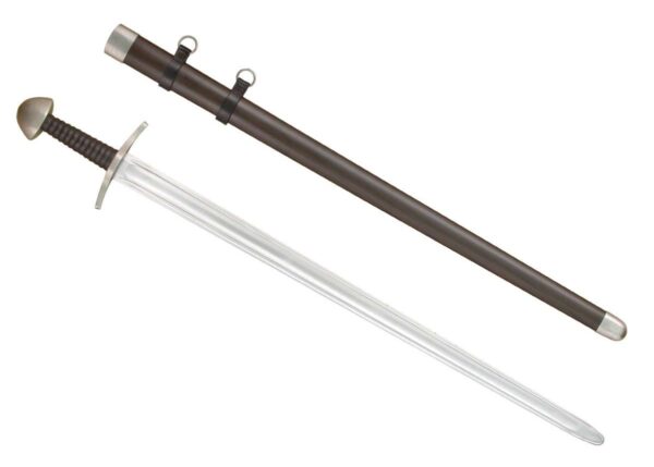 "Crafted for mastery, our custom hand-made Norman single-hand sword combines premium stainless steel with timeless craftsmanship."