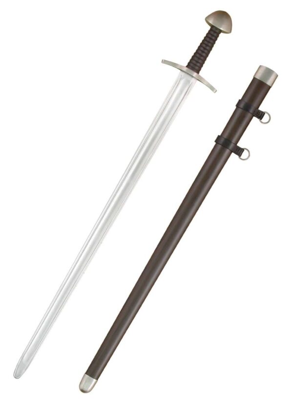 "Crafted for mastery, our custom hand-made Norman single-hand sword combines premium stainless steel with timeless craftsmanship." - Image 3