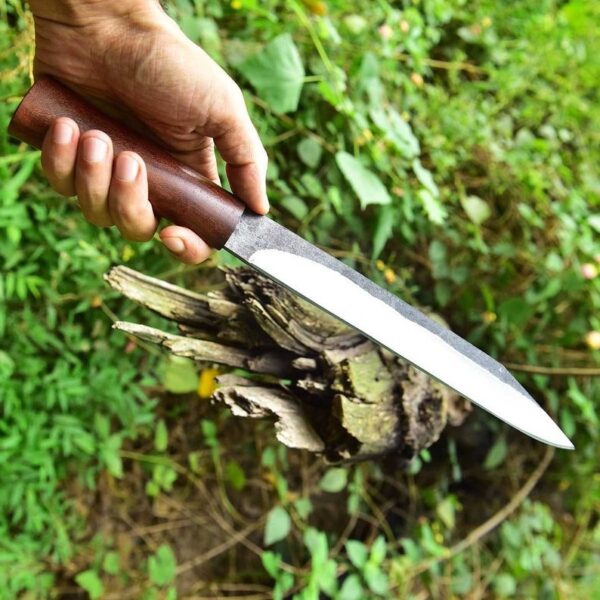 "Experience the perfect balance of tradition and innovation with our Handmade Premium Quality Stainless Seax Knife, designed for durability, precision, and timeless style." - Image 2
