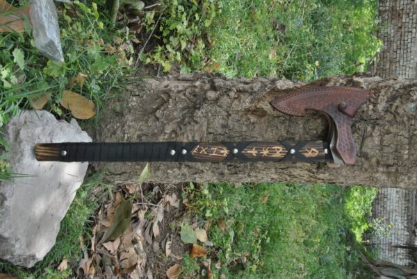 "Custom Handmade Viking Axe with Premium Quality: A Masterpiece of Power and Precision" - Image 3