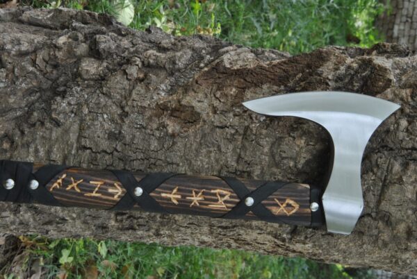 "Custom Handmade Viking Axe with Premium Quality: A Masterpiece of Power and Precision" - Image 4