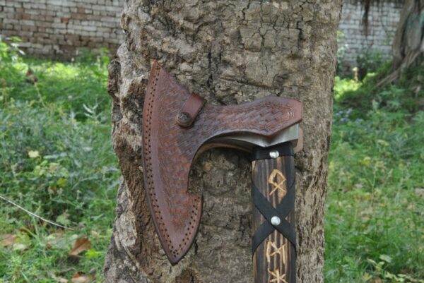 "Custom Handmade Viking Axe with Premium Quality: A Masterpiece of Power and Precision" - Image 6