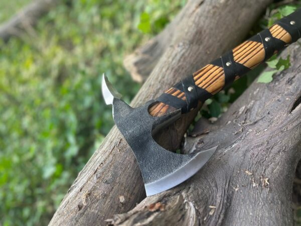 "Custom Handmade Viking Axe with Premium Quality: A Fusion of Strength, Heritage, and Craftsmanship" - Image 8