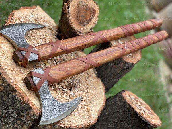 "Custom Handmade Viking Ragnar Axe: A Legendary Weapon of Power and Precision"