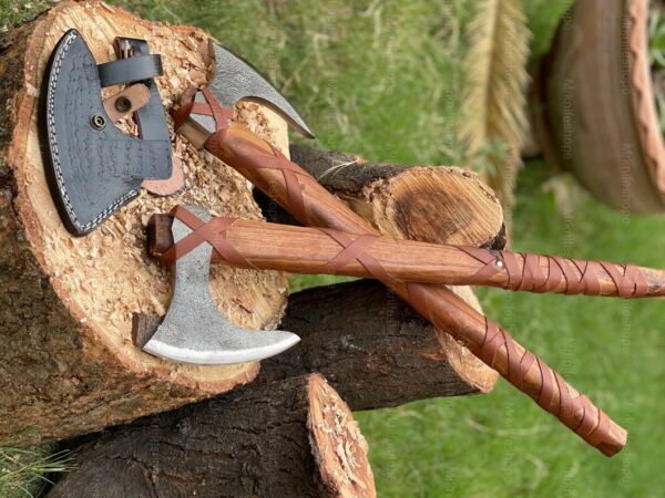"Custom Handmade Viking Ragnar Axe: A Legendary Weapon of Power and Precision" - Image 2