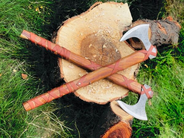 "Custom Handmade Viking Ragnar Axe: A Legendary Weapon of Power and Precision" - Image 6