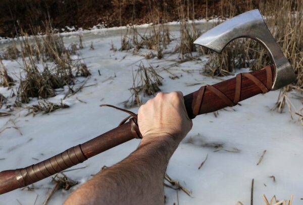 "Custom Handforged Viking Axe with Premium Quality: A Masterpiece of Strength and Craftsmanship" - Image 5