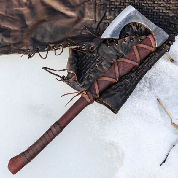 "Custom Handforged Viking Axe with Premium Quality: A Masterpiece of Strength and Craftsmanship"