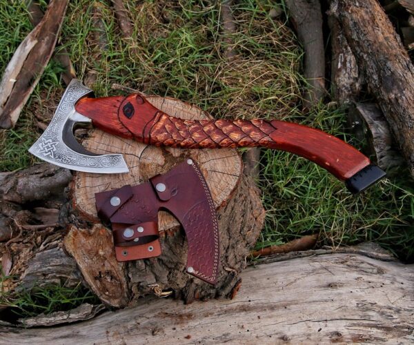 "Custom Handmade Viking Axe with Premium Quality: Unmatched Strength and Timeless Craftsmanship"
