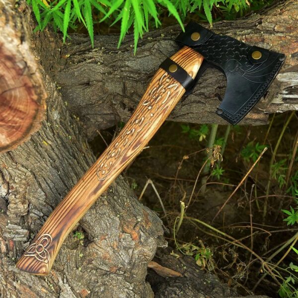 "Custom Handmade Viking Axe with Premium Quality: A Timeless Blend of Strength and Craftsmanship" - Image 3