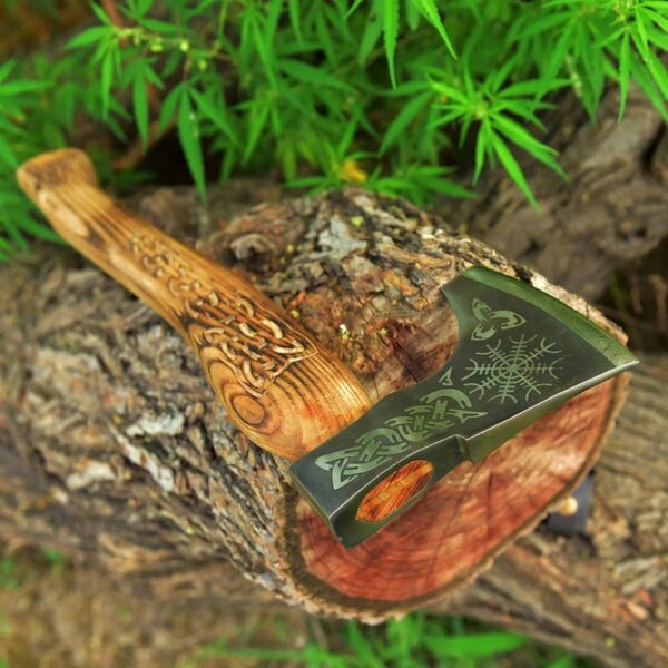 "Custom Handmade Viking Axe with Premium Quality: A Timeless Blend of Strength and Craftsmanship" - Image 4