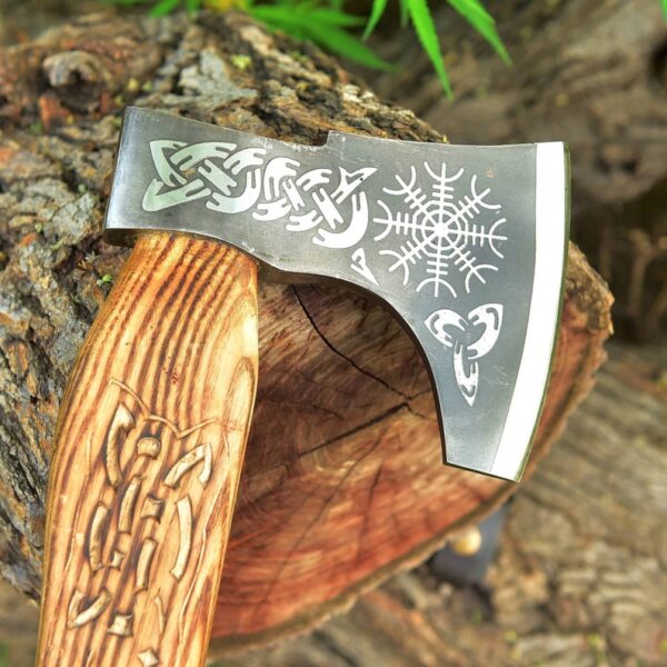 "Custom Handmade Viking Axe with Premium Quality: A Timeless Blend of Strength and Craftsmanship" - Image 2