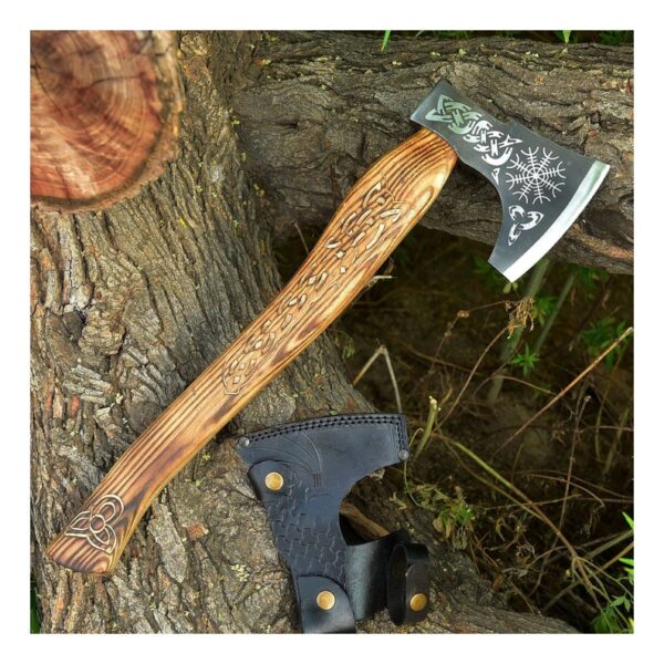 "Custom Handmade Viking Axe with Premium Quality: A Timeless Blend of Strength and Craftsmanship"