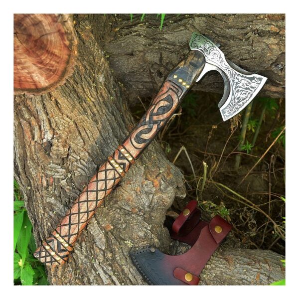 "Custom Handmade Viking Axe with Premium Quality: A Legacy of Strength and Craftsmanship"