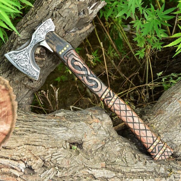 "Custom Handmade Viking Axe with Premium Quality: A Legacy of Strength and Craftsmanship" - Image 4