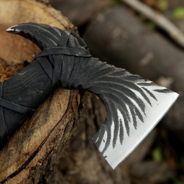 "Viking Valor: Premium Quality Custom Handmade Axe of Legendary Craft" - Image 4