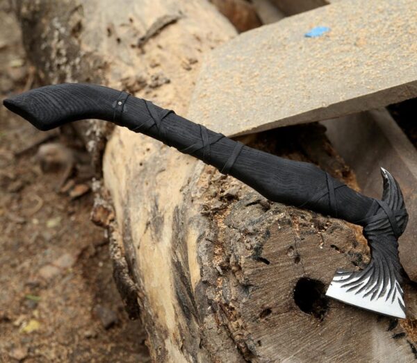 "Viking Valor: Premium Quality Custom Handmade Axe of Legendary Craft" - Image 11