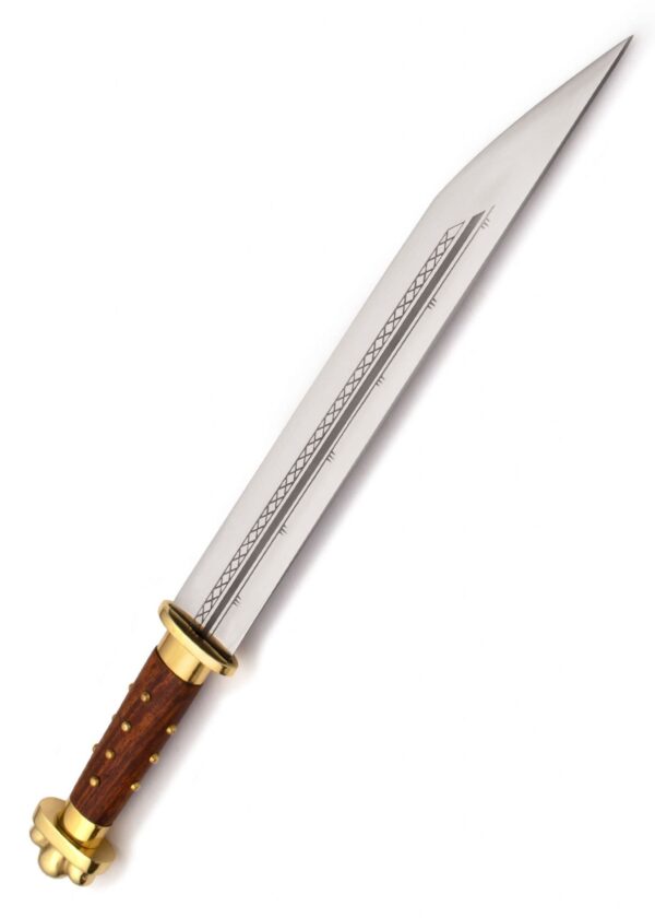 "Crafted for Excellence: Custom Handmade Stainless Seax Knife with Brass Pommel and Guard, the Perfect Gift for the Modern Adventurer" - Image 3