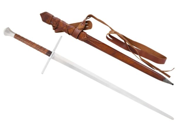 "Premium Quality Custom Handmade Fitting Double-Handed Sword: A Masterpiece of Strength and Precision"