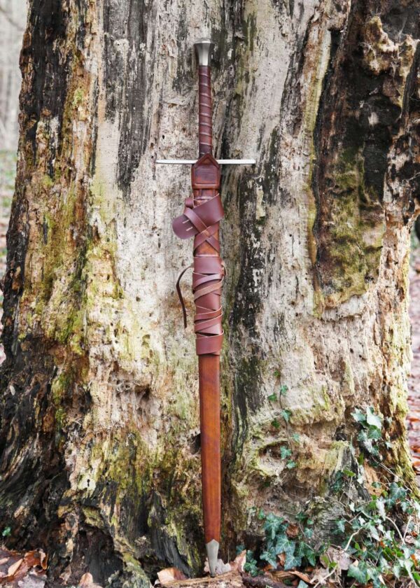 "Premium Quality Custom Handmade Fitting Double-Handed Sword: A Masterpiece of Strength and Precision" - Image 6