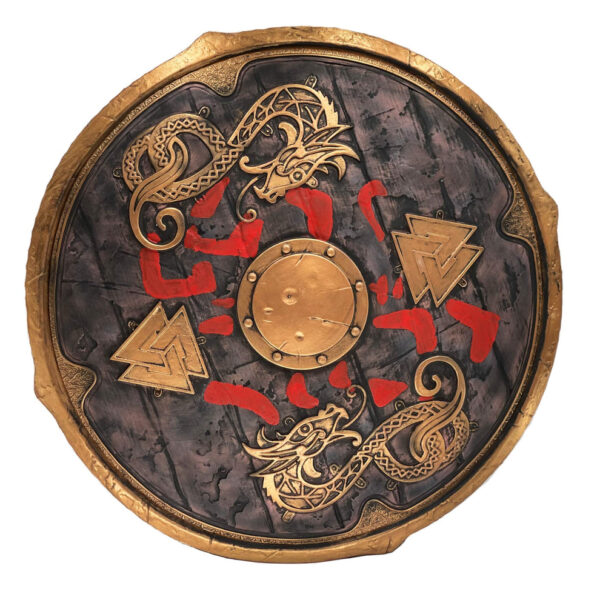"Kid Foam Viking Dragon Shield: A Safe and Fun Norse-Inspired Play Shield Featuring Intricate Dragon Design for Young Warriors" - Image 3
