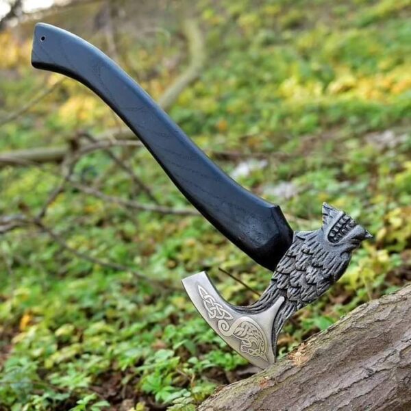 "Custom Handmade Hand-Forged Viking Axe – A Masterpiece of Craftsmanship and Tradition" - Image 3