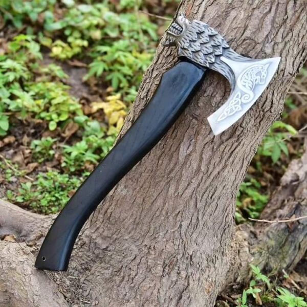 "Custom Handmade Hand-Forged Viking Axe – A Masterpiece of Craftsmanship and Tradition" - Image 5