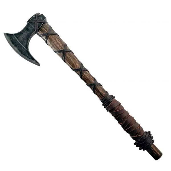 "Ragnar's Fury: Handmade Viking Axe Inspired by the Legendary Warrior"
