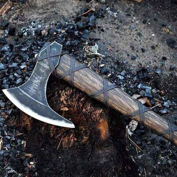 "Ragnar's Fury: Handmade Viking Axe Inspired by the Legendary Warrior" - Image 2