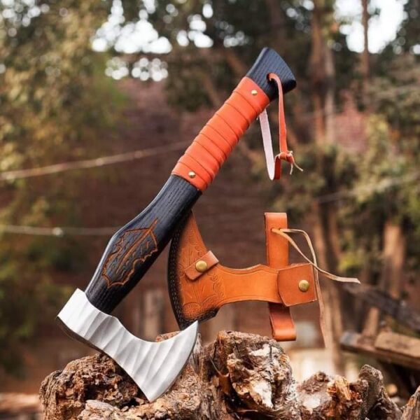 "Elite Craftsmanship: Custom Handmade Viking Axe in Premium Quality"