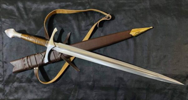"Handmade Medieval Sword: A Timeless Piece of Craftsmanship and History" - Image 3