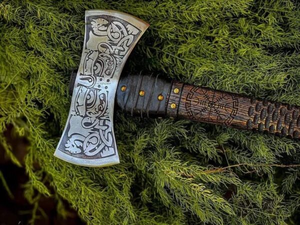 "Double Fury: Handmade Viking Double-Head Axe for the Fearless Warrior" - Image 2