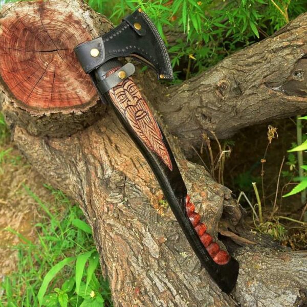 "Handmade Viking Axe in Premium Quality: A Masterpiece of Strength and Craftsmanship" - Image 4